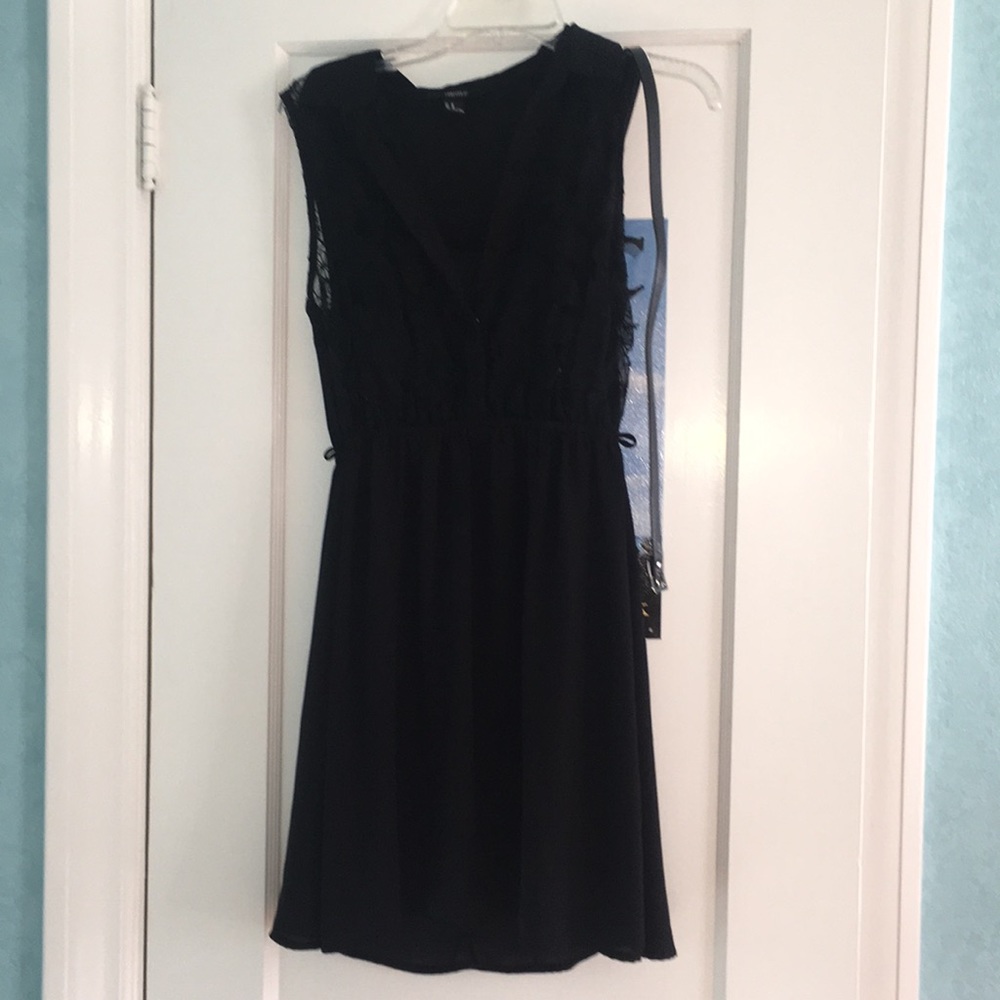 Black lace dress